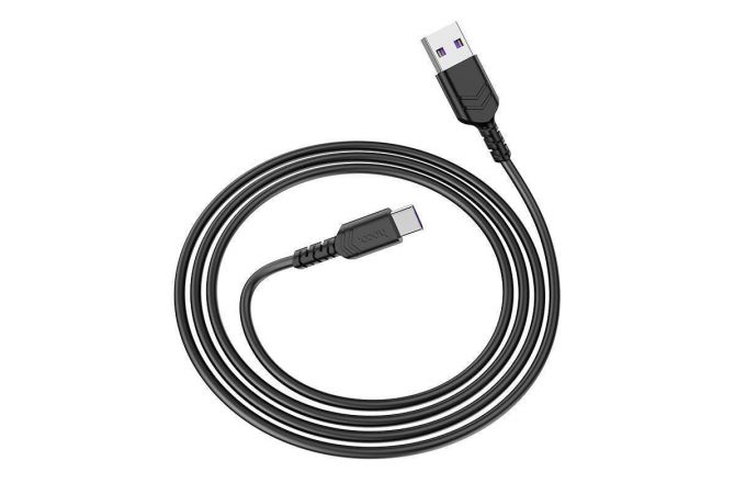 Кабель USB - USB Type-C HOCO X62, 5A (черный) 1м
