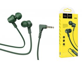 Наушники вакуумные проводные HOCO M86 Oceanic universal earphones (зеленый)