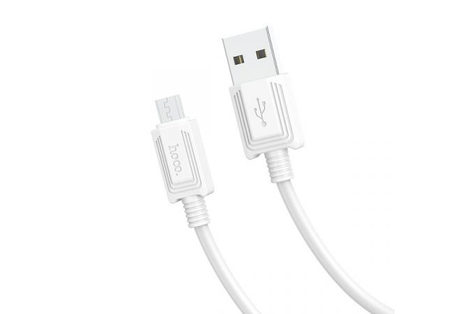 Кабель USB - MicroUSB HOCO X73 (белый) 1м