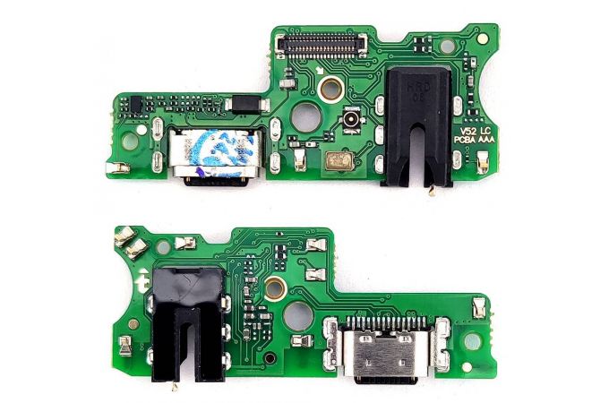 Шлейф для Infinix Note 30 4G (X6833B) с разъемом зарядки + разъем гарнитуры (плата)