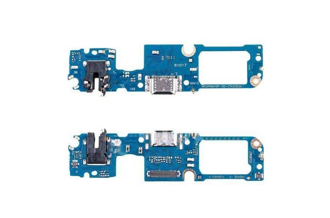 Шлейф для Realme 10 Pro 5G (RMX3661) с разъемом зарядки + разъем гарнитуры (плата)