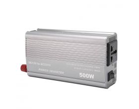 Автомобильный инвертор XO CZ021 220V/500W Silver