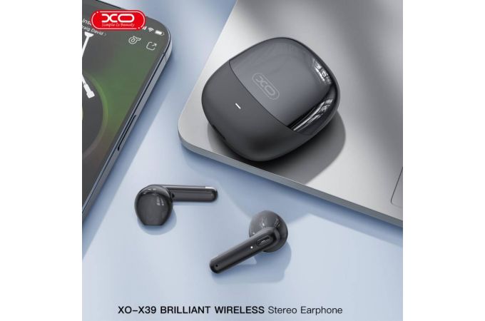 Наушники вакуумные беспроводные XO X39 Huanjing TWS Bluetooth Headset Black