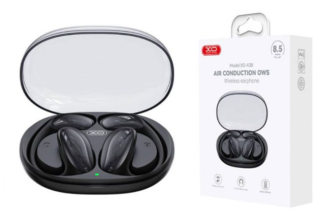 Наушники вакуумные беспроводные XO X38 Air Conduction OWS Bluetooth Headset Black