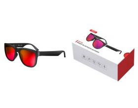 Очки с наушниками XO E6 Weijing Smart Audio Glasses UV Protection Sunglasses Red