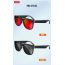 Очки с наушниками XO E6 Weijing Smart Audio Glasses UV Protection Sunglasses Red