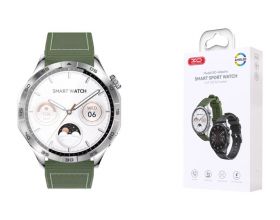 Смарт часы XO Watch4 AMOLED Smart Sports Call Watch Silver