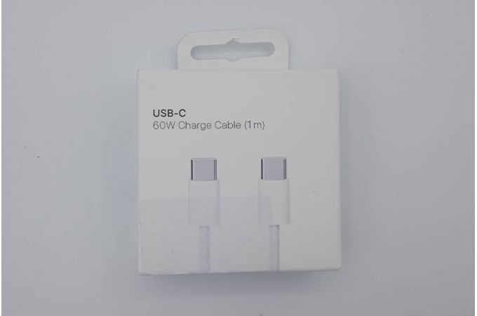 Кабель USB Type-C - USB Type-C Apple 60W, 1м (or.) (УЦЕНКА! МЯТАЯ УПАКОВКА)