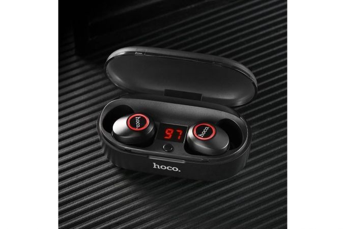 Наушники вакуумные беспроводные HOCO ES24 Joyous sound wireless headset Bluetooth (черный)