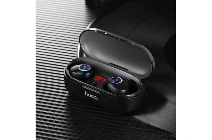 Наушники вакуумные беспроводные HOCO ES24 Joyous sound wireless headset Bluetooth (черный)