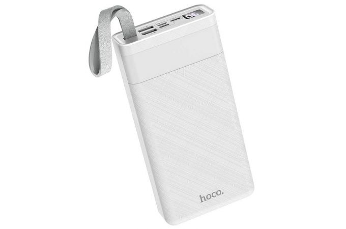 Универсальный дополнительный аккумулятор Power Bank HOCO J73 (30000 mAh) (белый)