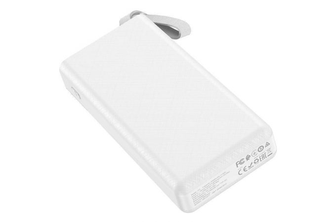 Универсальный дополнительный аккумулятор Power Bank HOCO J73 (30000 mAh) (белый)