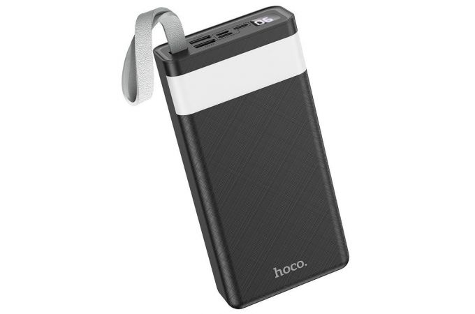 Универсальный дополнительный аккумулятор Power Bank HOCO J73 (30000 mAh) (черный)