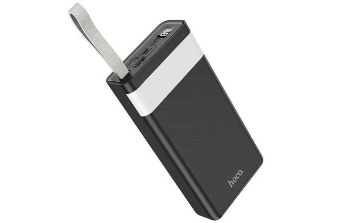 Универсальный дополнительный аккумулятор Power Bank HOCO J73 (30000 mAh) (черный)