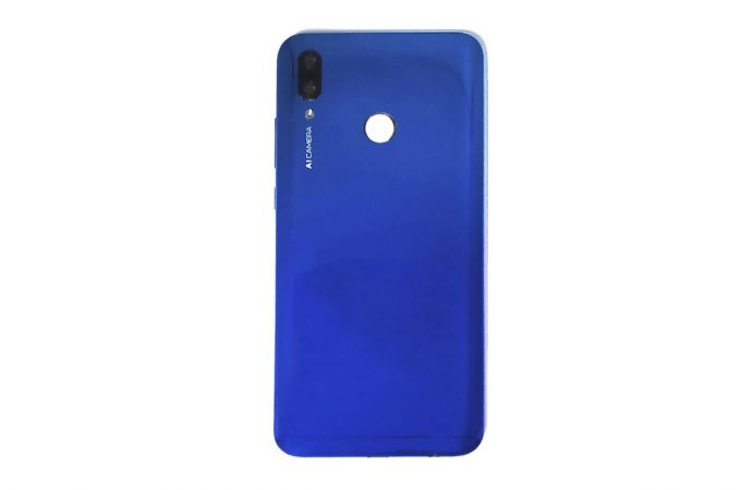 Задняя крышка для Huawei P Smart 2019 + стекло камеры (синий)
