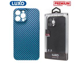 Чехол для телефона LUXO CARBON iPhone 12 PRO MAX (голубой)