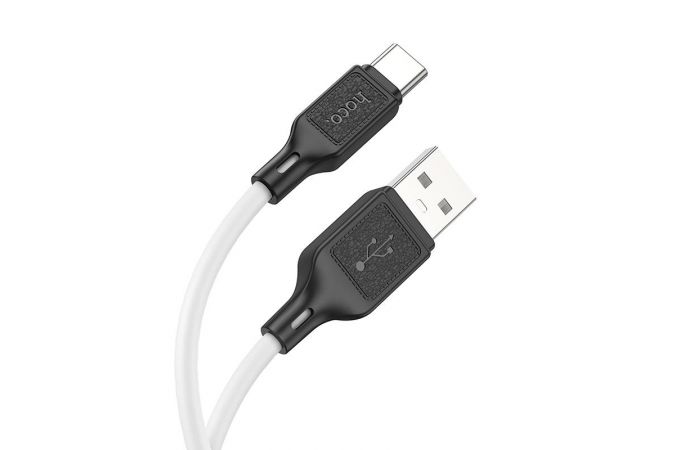 Кабель USB - USB Type-C HOCO X90 (белый) 1м силиконовый