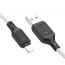 Кабель USB - Lightning HOCO X90 2,4A (черный) 1м силиконовый