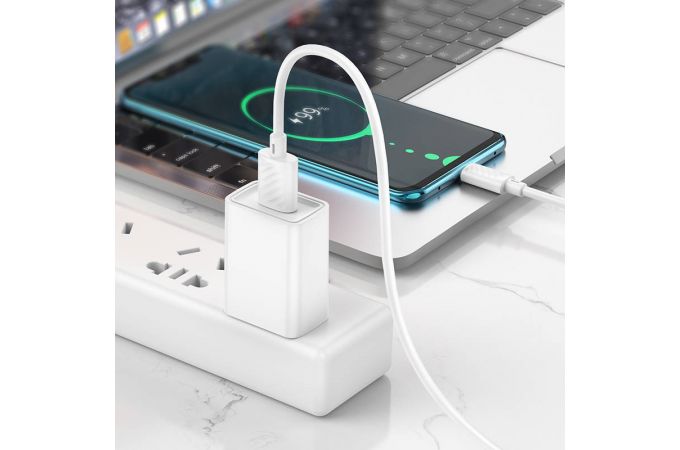 Кабель USB - USB Type-C HOCO X88 (белый) 1м (50 штук упаковка отдельно)