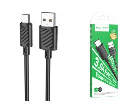 Кабель USB - USB Type-C HOCO X88 (черный) 1м (50 штук упаковка отдельно)