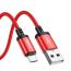 Кабель USB - MicroUSB HOCO X89 (красный) 1м