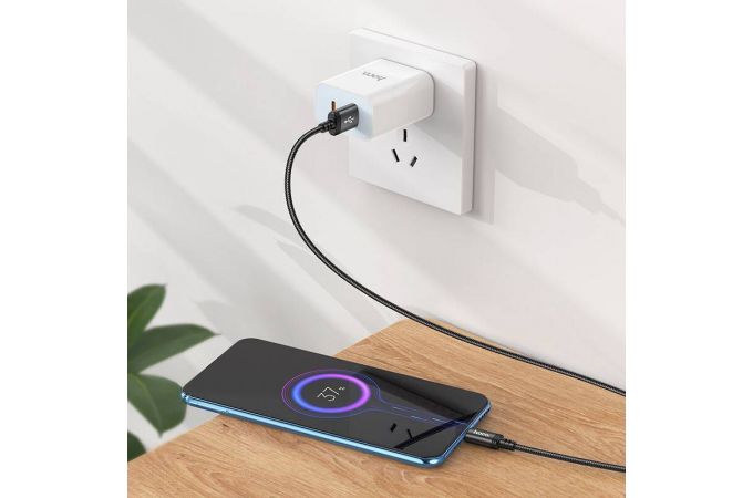 Кабель USB - MicroUSB HOCO X89 (красный) 1м