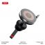 Держатель автомобильный для телефона XO CX024 Transparent Magnetic 15W с кабелем (черный)