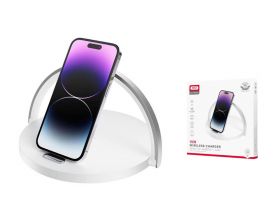 Беспроводное зарядное устройство 3 в 1 XO WX030 15W Wireless Charger + Night Light + Mobile Phone Holder 3 in 1 White