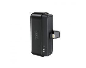 Универсальный дополнительный аккумулятор Power Bank XO PR244 (iP) Quick Charge Lighted Mobile Power with Holder 5000mAh Black