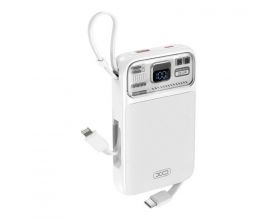 Универсальный дополнительный аккумулятор Power Bank XO PR243 22.5W Fully Compatible Digital Fast Charging  (comes with iP, TYPE-C cable)10000mAh White