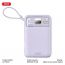 Универсальный дополнительный аккумулятор Power Bank XO PR243 22.5W Fully Compatible Digital Fast Charging (comes with iP, TYPE-C cable)10000mAh purple