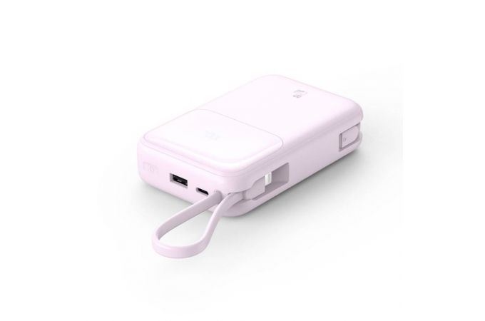 Универсальный дополнительный аккумулятор Power Bank XO PR234 22.5W+PD20W Fully Compatible Digital Fast Charging 20000mAh Purple