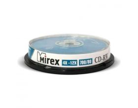 CD-RW Mirex Brand 4X-12X 700MB  Cake box 10 (10/300) (10 шт)