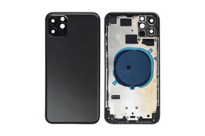 Корпус для iPhone 11 Pro Max (черный) CE org (орг)