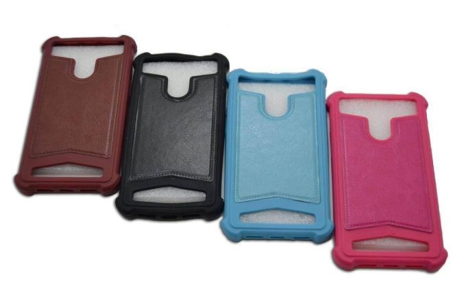 Силиконовый чехол универсальный 5.5  (голубой)