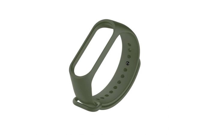 Ремешок силиконовый для XIAOMI MI Band 3/MI Band 4 цвет зеленый