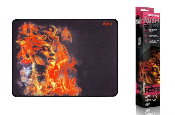 Коврик для мышки игровой Smartbuy RUSH Florena (M-size, SBMP-12G-FL)