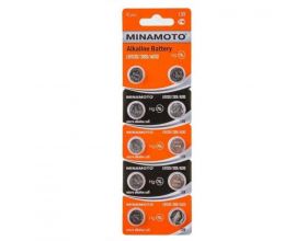 Батарейка часовая MINAMOTO AG10 LR1130/10BL (цена за блистер 10 шт)