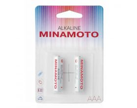 Батарейка алкалиновая MINAMOTO LR03 AAA/2BL (цена за блистер 2 шт)