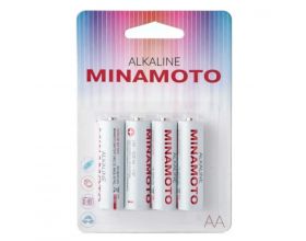 Батарейка алкалиновая MINAMOTO LR6 AA/4BL (цена за блистер 4 шт)