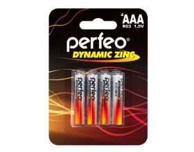 Батарейка солевая Perfeo R03 AAA/4BL Dynamic Zinc (блистер цена за 4 шт)