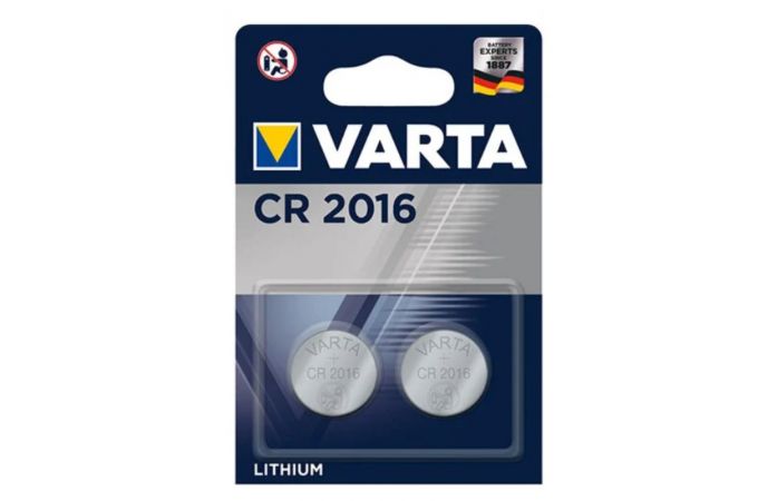 Батарейка литиевая VARTA CR2016/2BL (цена за блистер 2 шт)