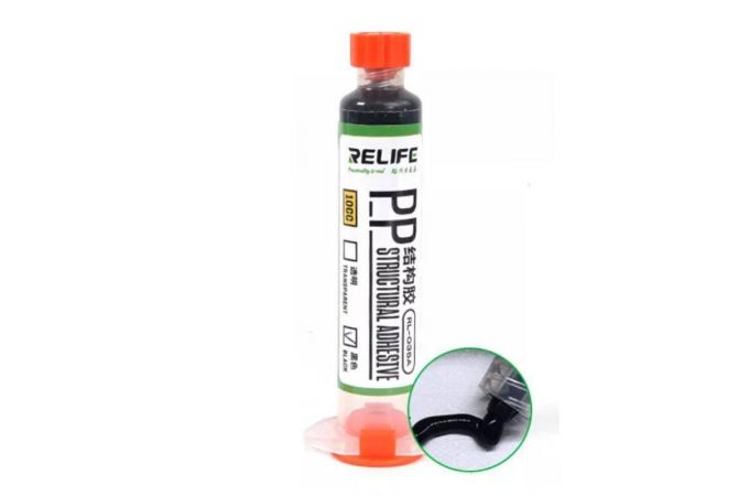 Клей-герметик Relife RL-035B (полиуретановый, 30 мл) черный