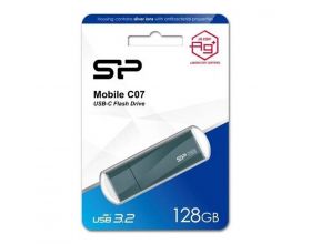 USB флеш накопитель_128 Gb Silicon Power Mobile C07 DarkBlue USB 3.0/Type-C / SP128GBUC3C07V1D