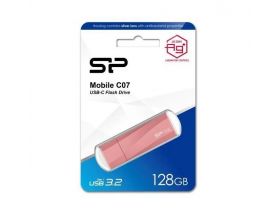 USB флеш накопитель_128 Gb Silicon Power Mobile C07 Pink USB 3.0/Type-C / SP128GBUC3C07V1P