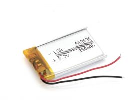 Аккумулятор Li-Pol (батарея) 5*20*30мм 2pin 3.7V/250mAh