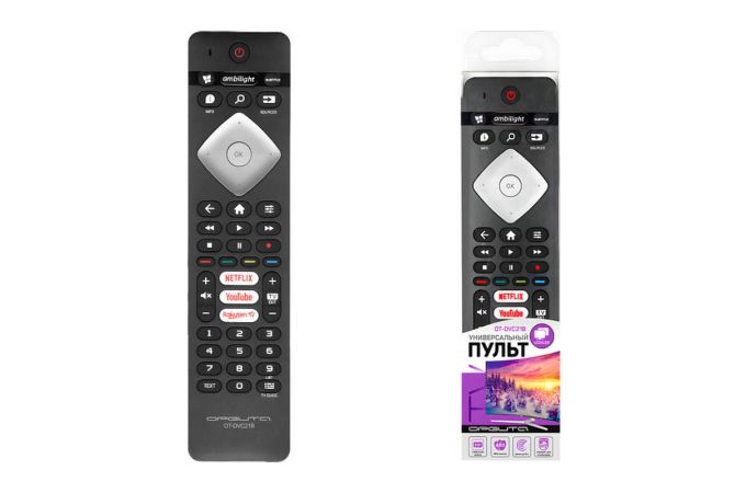 Пульт TV универсальный Орбита OT-DVC21B (LCD/LED Philips)