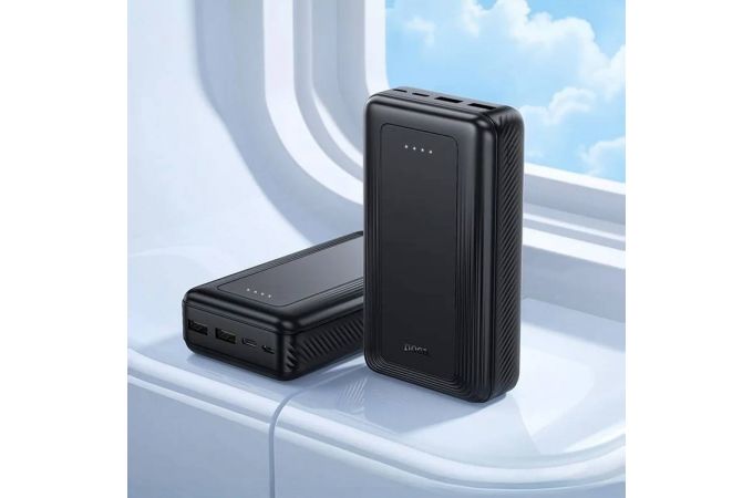 Универсальный дополнительный аккумулятор Power Bank HOCO J165A Honey (20000mAh) (черный)