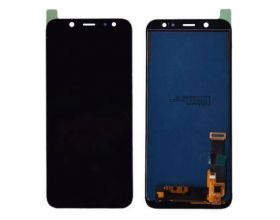 Дисплей для Samsung A600F Galaxy A6 (2018) Black в сборе с тачскрином, 100%