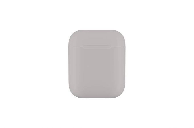 Чехол для наушников Soft-Touch AirPods пластиковый (серый)
